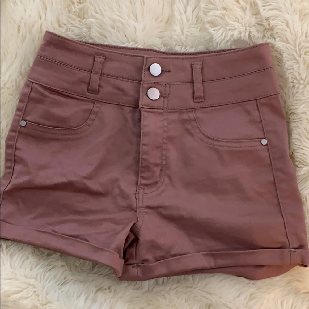 Love, Fire Mauve Shorts